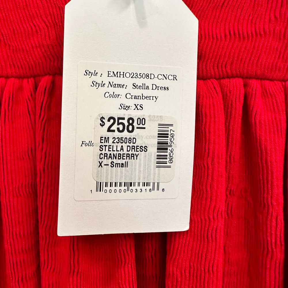 Emily McCarthy Stella Dress - Cranberry Color - Picture 6 of 7